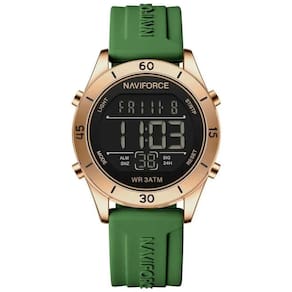 Relógio Feminino Esportivo Tela Lcd Digital Pulseira Silicone Impermeavel 3atm Verde