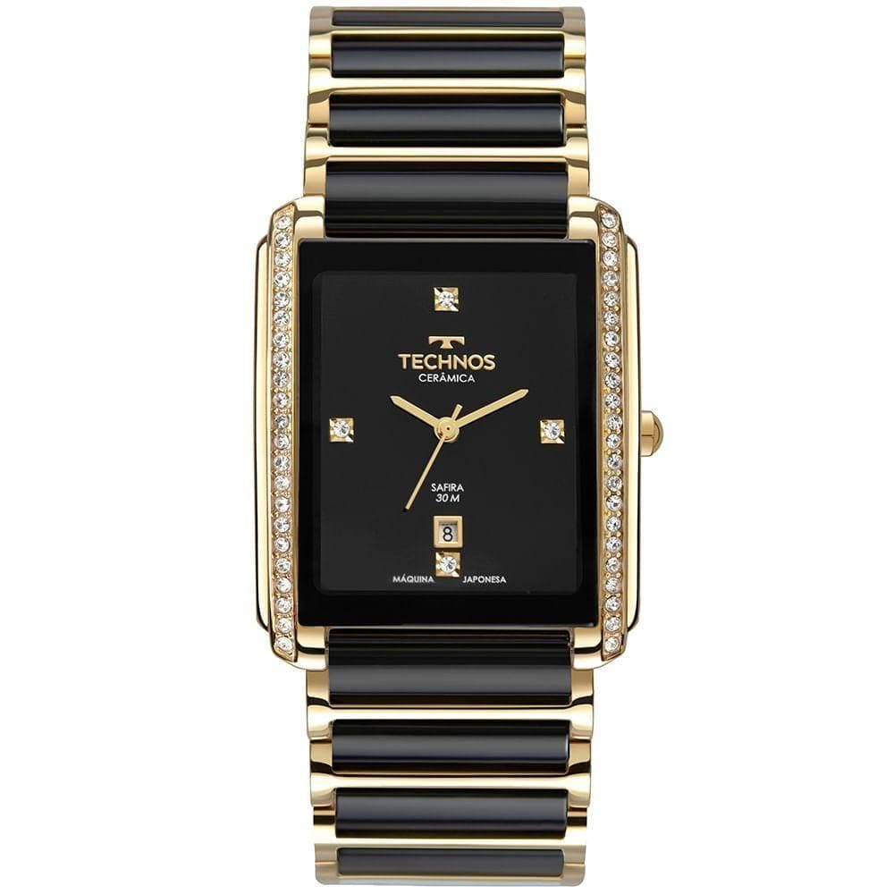 Relógio Technos Feminino Ceramic Dourado - Gn10ay-9p Gn10ay-9p