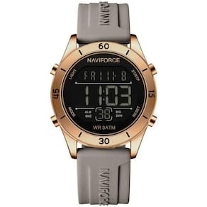 Relógio Feminino Esportivo Tela Lcd Digital Pulseira Silicone Impermeavel 3atm Marrom