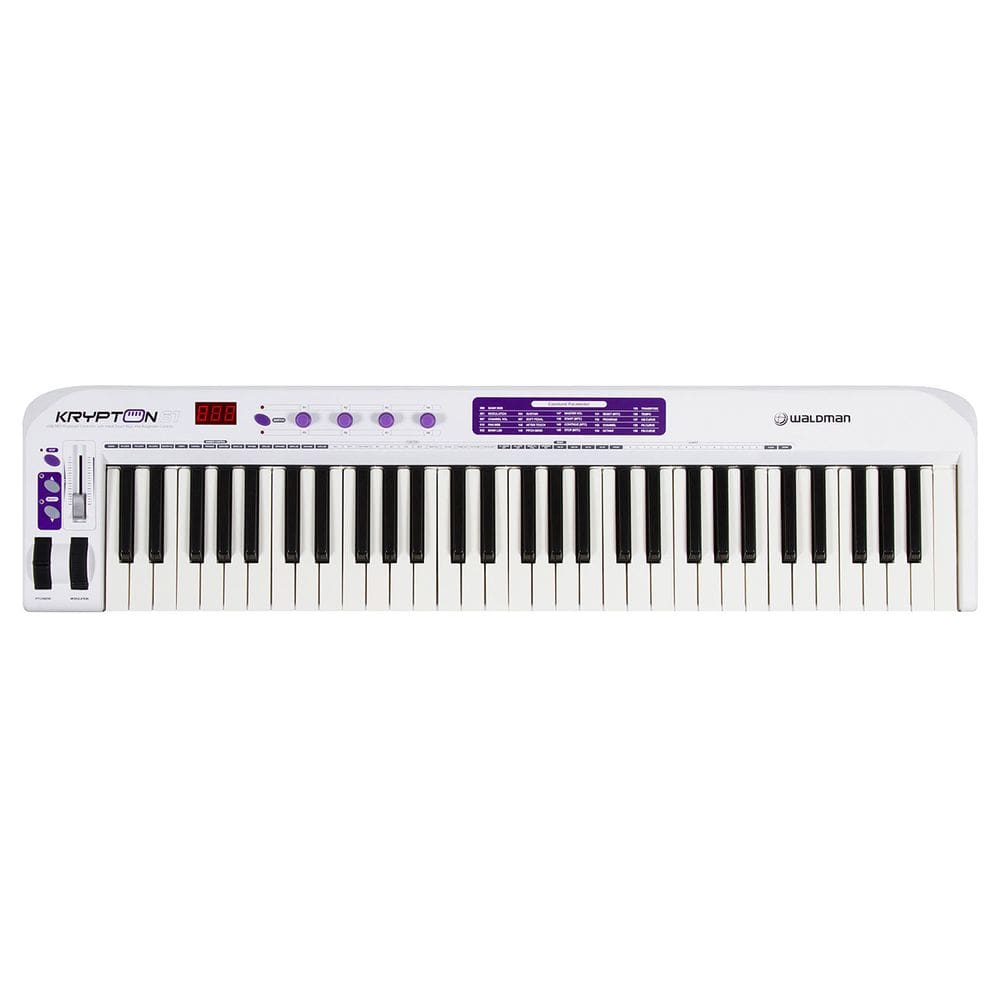 Teclado Controlador MIDI USB de 61 teclas Waldman Krypton 61
