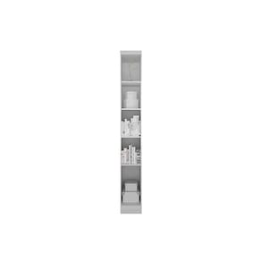 Modulado de Quarto Armário Cantoneira Rizon/Linea c/ 4 Prateleiras s/ Portas Branco - Novo Horizonte
