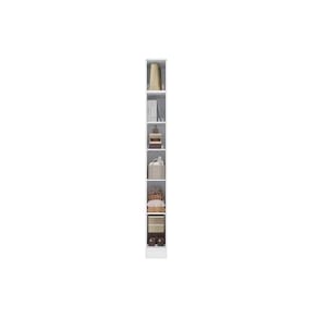 Módulo de Quarto Adapt Closet Aberto ARM25AMDP Adapt s/Portas 230x25cm Branco - Kappesberg