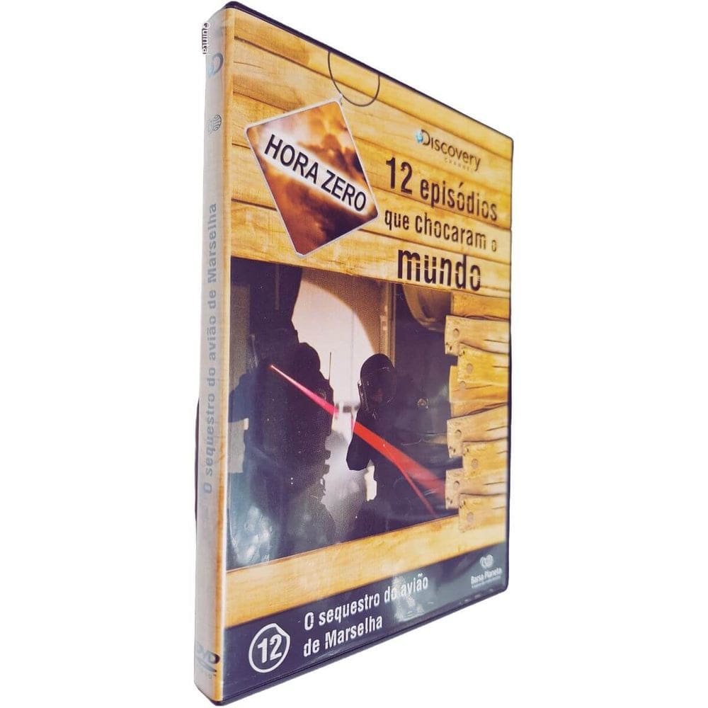 DVD O Sequestro do Avião de Marselha Volume 12 Coleção Hora Zero 12 Episódios Que Chocaram o Mundo Barsa Planeta