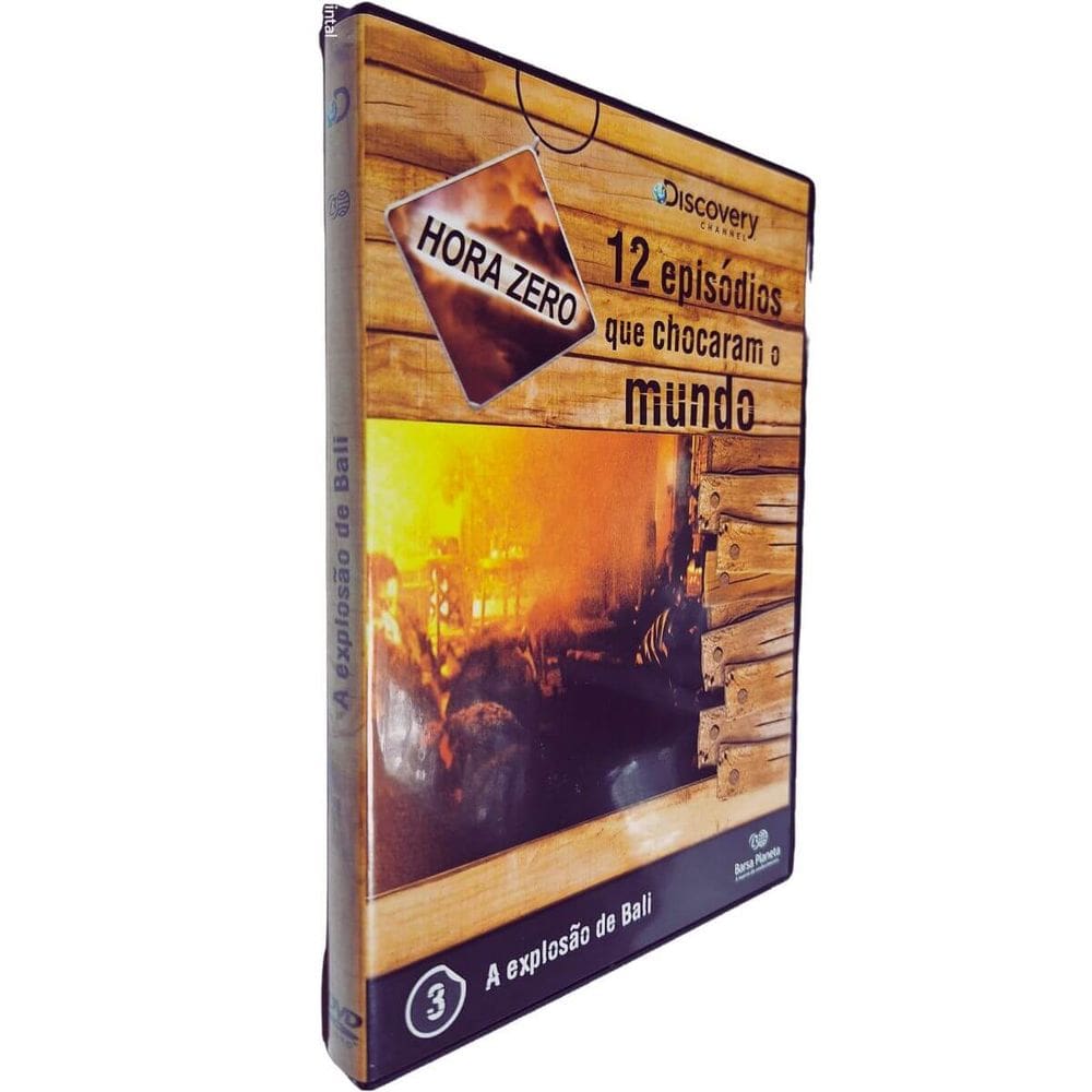 DVD A Explosão de Bali Volume 3 Coleção Hora Zero 12 Episódios Que Chocaram o Mundo Barsa Planeta