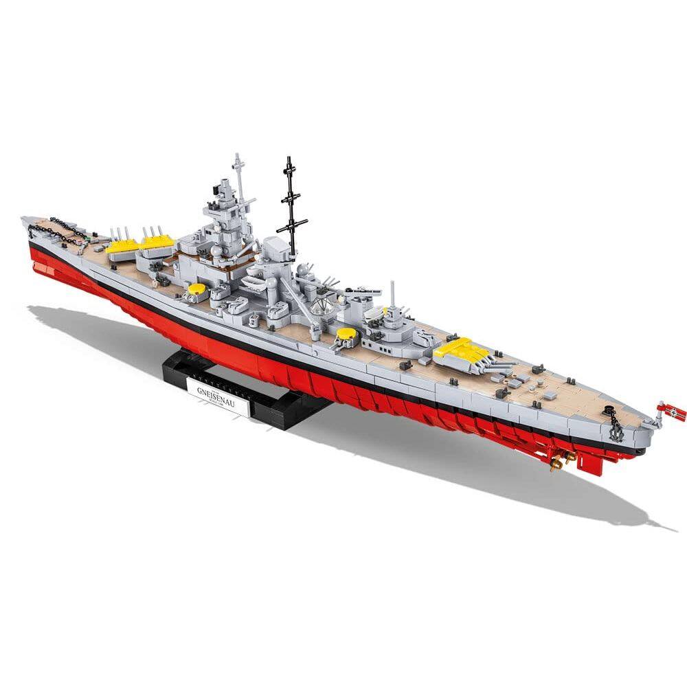 Blocos de construção Coleção histórica COBI Battleship Gneisenau