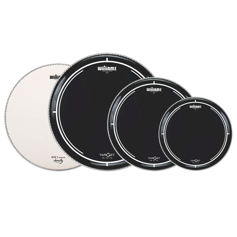 KIT DE PELES WILLIAMS TARGET WB2 10”+12”+16”+14” WB2-TP101216+