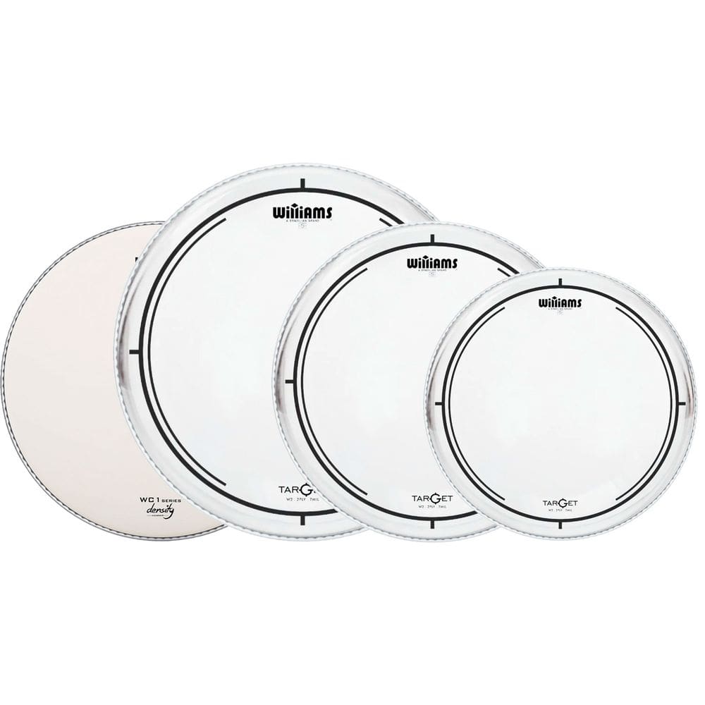 KIT WILLIAMS TOM PACK TARGET W2 - 10"+12"+14"+WC1 14" FREE WB2-TP101214+