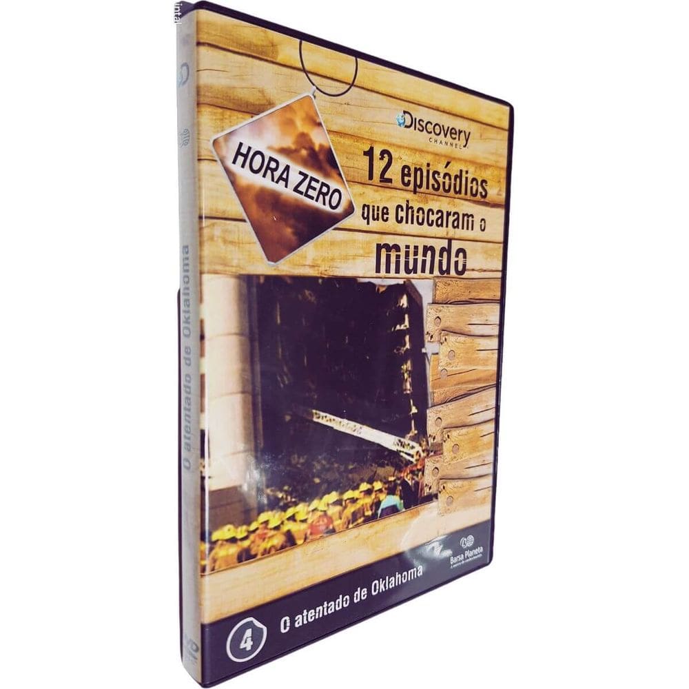 DVD O Atentado de Oklahoma Volume 4 Coleção Hora Zero 12 Episódios Que Chocaram o Mundo Barsa Planeta
