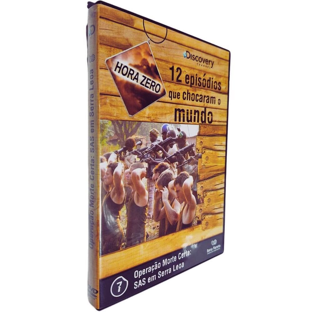 DVD Operação Morte Certa: SAS Em Serra Leoa Volume 7 Coleção Hora Zero 12 Episódios Que Chocaram o Mundo Barsa Planeta