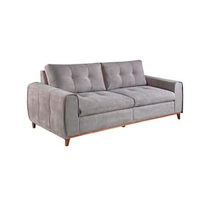 Sofá 3 Lugares Leblon Cinza 180cm