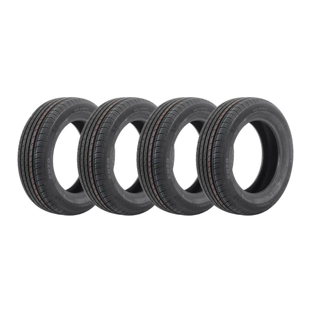 Kit 4 Pneus Sunset Aro 15 195/60R15 Enzo B2 88H