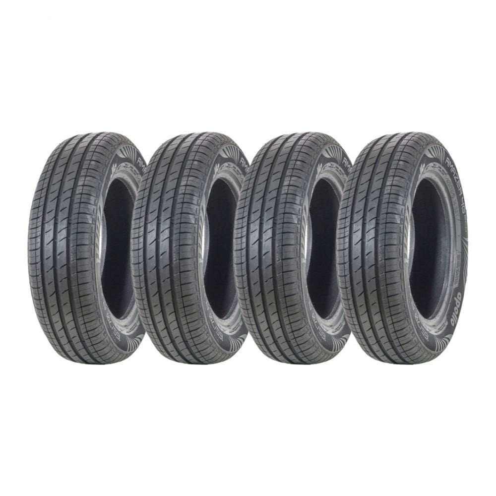 Kit 4 Pneus Apollo Aro 14 165/70R14 Amazer 4G Eco 81T