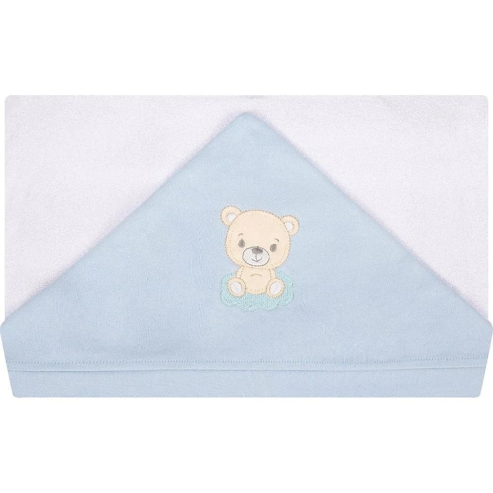 Toalha de Banho Hug Com Capuz Encanto Azul