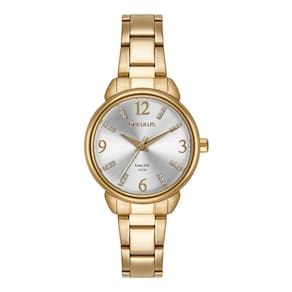 Relógio Seculus Feminino Ref: 44290lpsvda2 Casual Aço Dourado