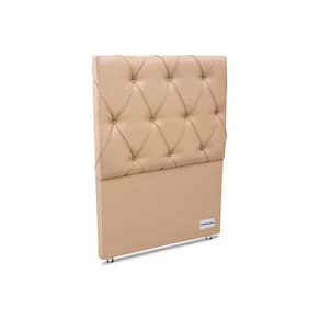 Cabeceira Cama Box Estofada Murat Facto Clean Solteiro - Courano Bege - Ortobom