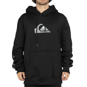 Moletom Quiksilver Canguru Comp Logo WT25 Masculino Preto