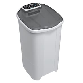 Tanquinho de Lavar Roupa 10kg Newmaq Semiautomática com 9 Programas de Lavagem Branco 220V