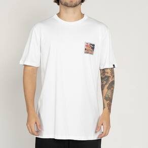 Camiseta Quiksilver Hi Patriot WT25 Masculina Branco