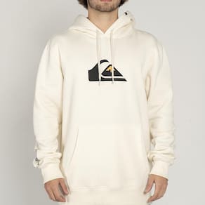Moletom Quiksilver Canguru Comp Logo W25 Masculino Off White