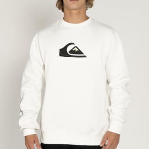 Moletom Quiksilver Careca Comp Logo WT25 Masculino Off White