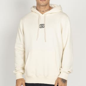 Moletom Billabong Canguru Bracket Wave WT25 Off White