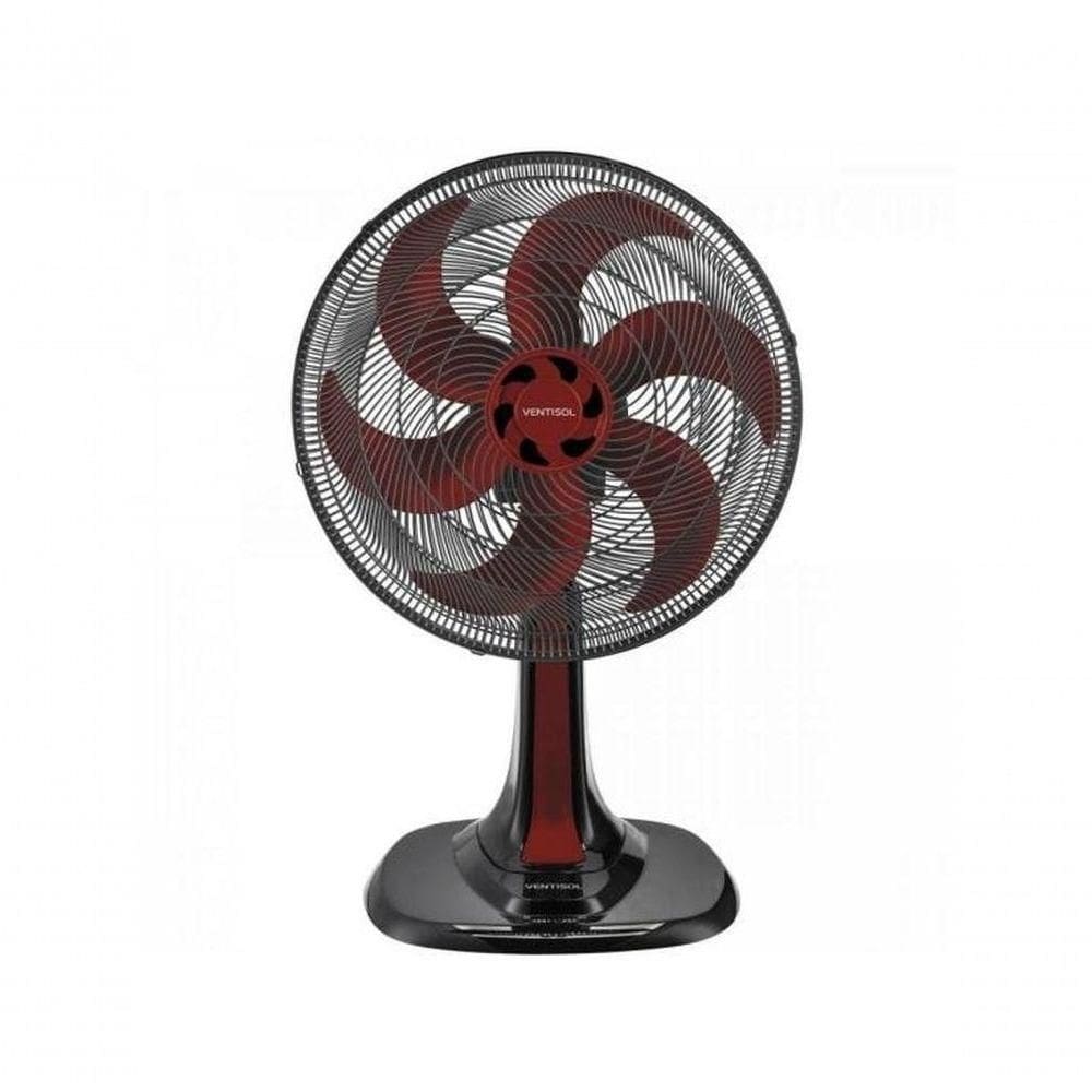Ventilador De Mesa Ventisol Turbo 6 30cm Vermelho 220V