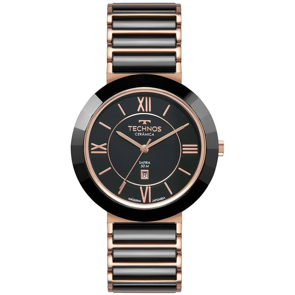 Relógio Technos Feminino Ceramic-saphire Rosé - 2015bbv-9p 2015bbv-9p