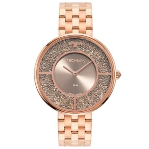 Relógio Technos Feminino Crystal Rosé - 2025ltr-1c 2025ltr-1c
