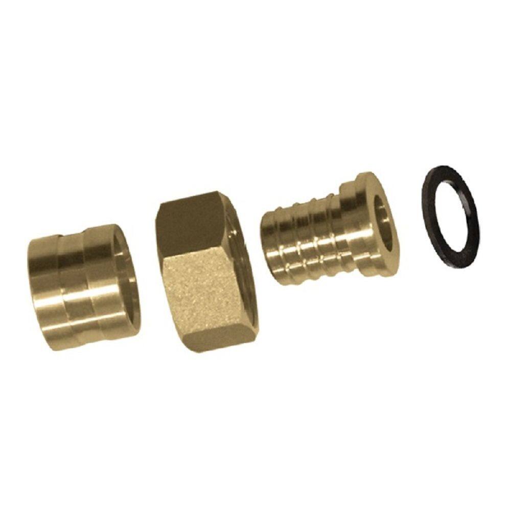 Conector Móvel Curta PEX Água 16X1/2" Kit c/ 12 - Emmeti