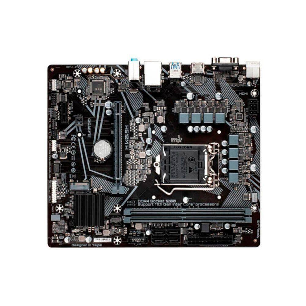 Placa Mae I3/i5/i7 H510m H 10 E 11 Geração Gigabyte Preto