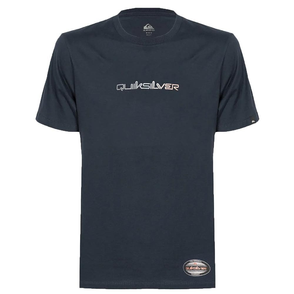 Camiseta Quiksilver Gradient Type New Wave WT25 Marinho