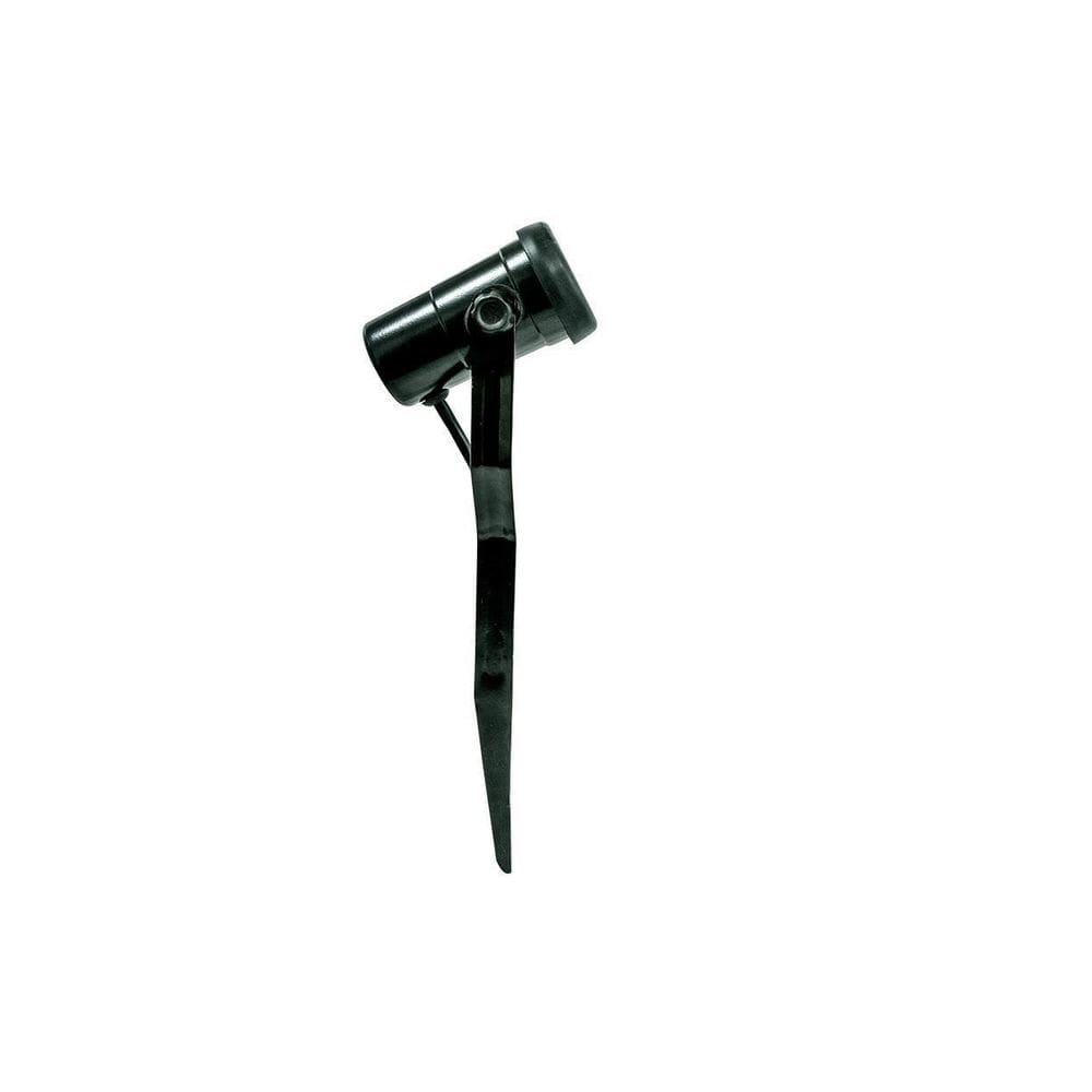 Espeto Para Jardim Alumínio Preto P/Lampada E27 Par20/30/38