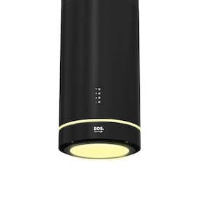 Coifa e Depurador de Ilha EOS 38cm Maxxi Air Redonda All Black 1200m³/h EMCO41IRP 110V