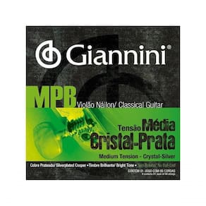 Giannini Corda Violao Genwg Cristal- Ouro Com Bolinha