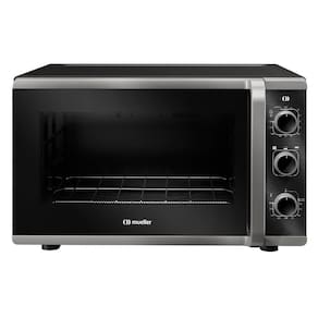 Forno Elétrico De Bancada Mueller 50 Litros E 3 Modos De Assar MFB50K Preto 220V