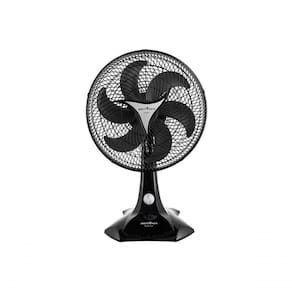 Ventilador Britania Protect 30cm 6 Pas Preto 110V