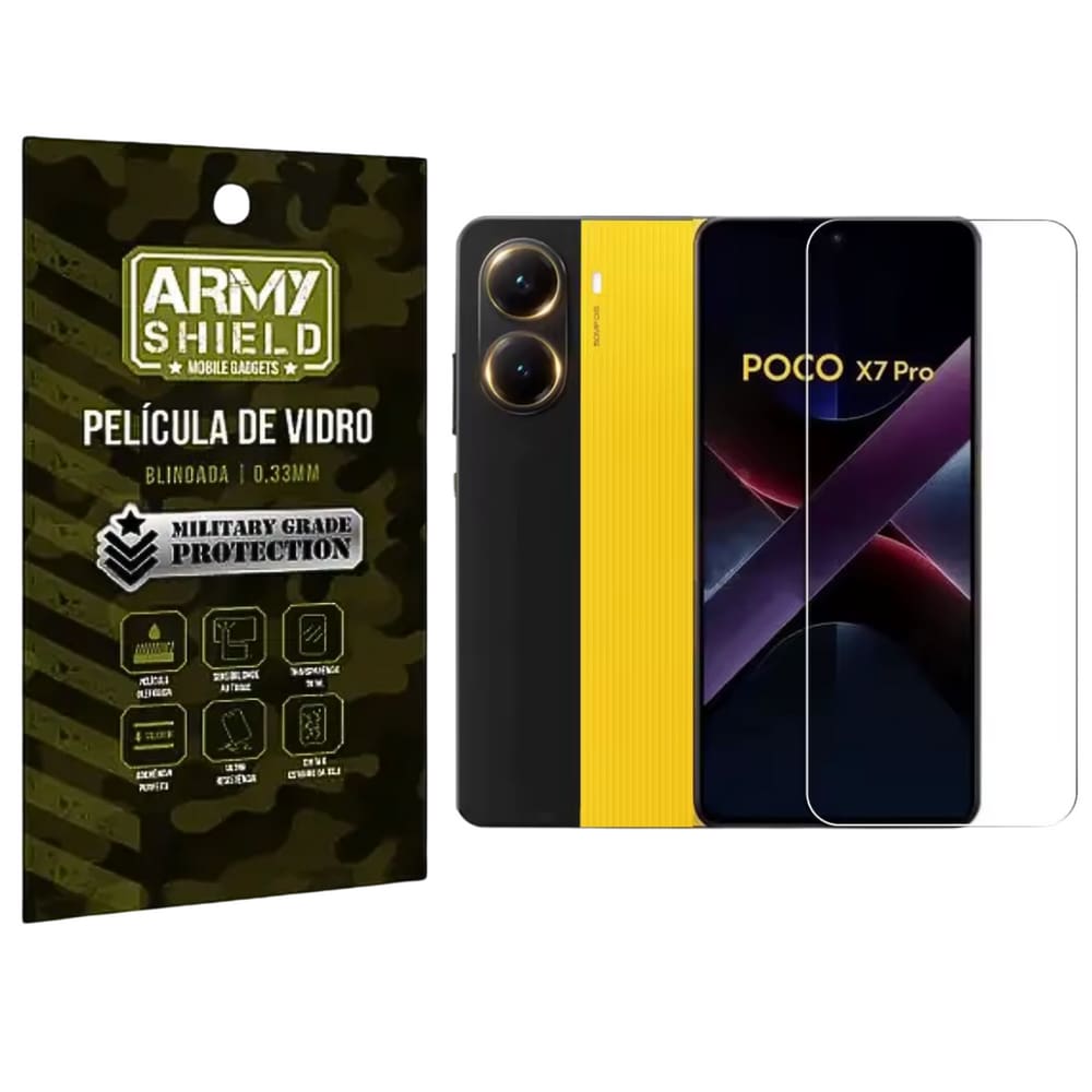 Película de Vidro 3D Para X7 Pro - Armyshield