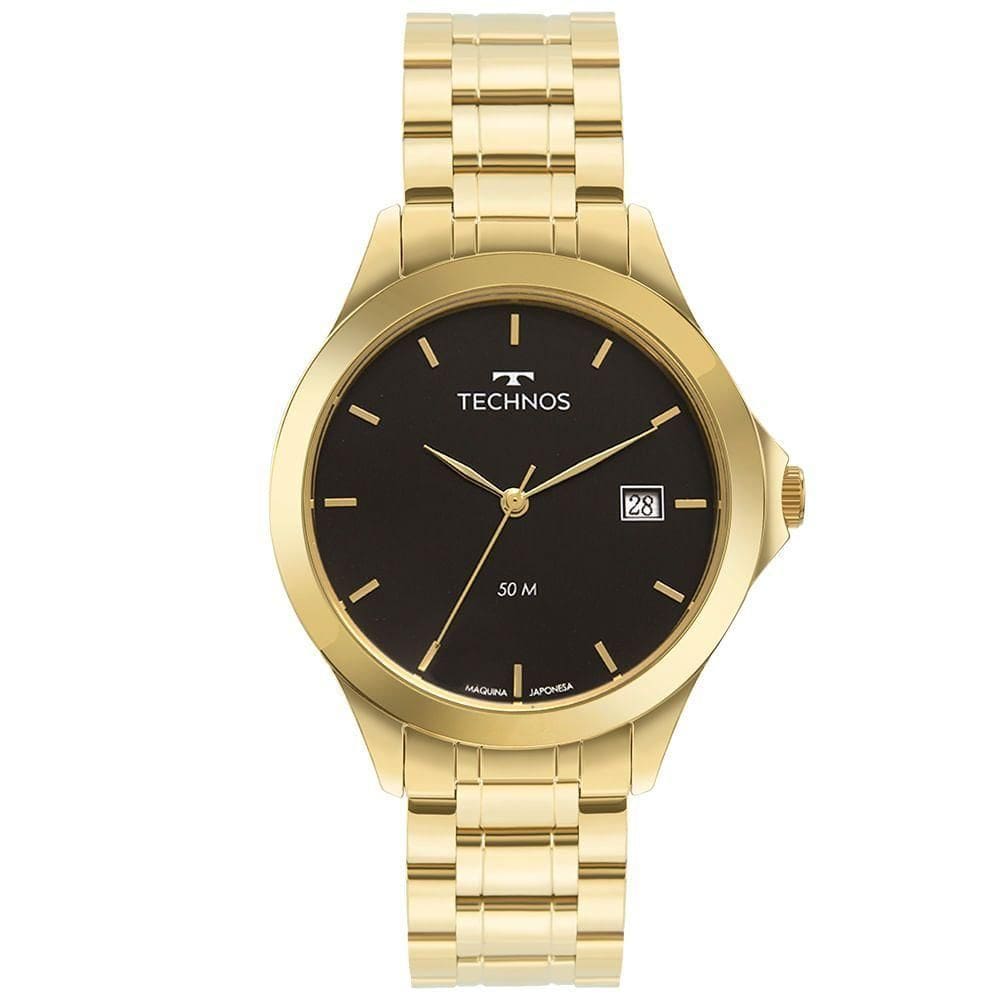 Relógio Technos Masculino Steel Dourado - 1s13bwtdy/4p 1s13bwtdy/4p