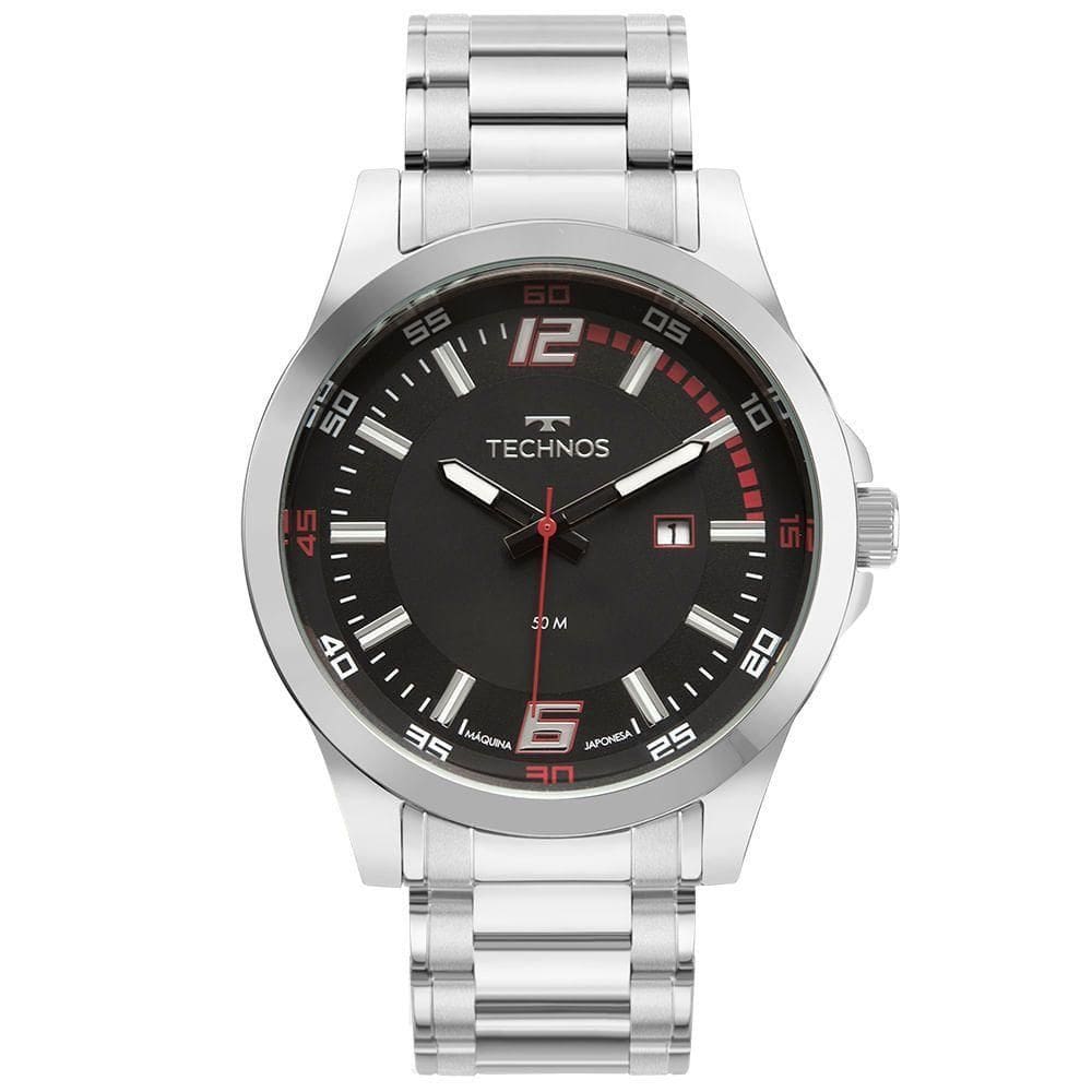 Relógio Technos Masculino Racer Prata - 2115nbb/1k 2115nbb/1k