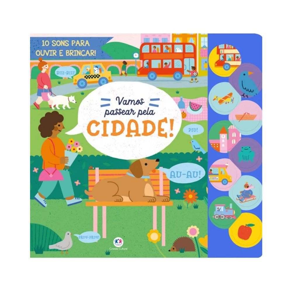 Livro Vamos Passear Pela Cidade com Som - Ciranda Cultural
