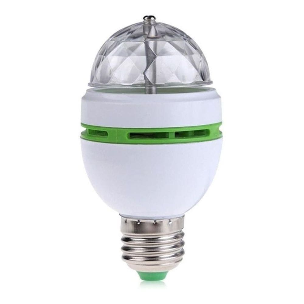 Lâmpada Globo Giratória De Luz Bola Maluca