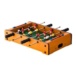 Jogo Toto Super Craque 51,5cmx31cmx10,5cm DM Toys Mini Pebolim Infantil Completo