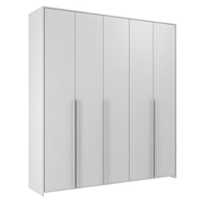 Guarda-roupa de Bebê 5 Portas Modulados Cinza