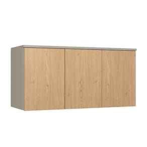 Guarda-roupa Modulo Aéreo 3 Portas Elegance Níquel/Angelin