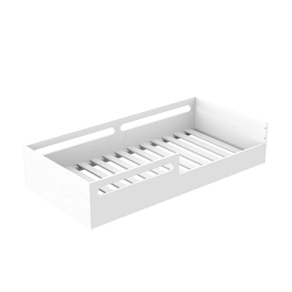 Cama para Quarto Infantil com Grades de Proteção Tivoli Branco