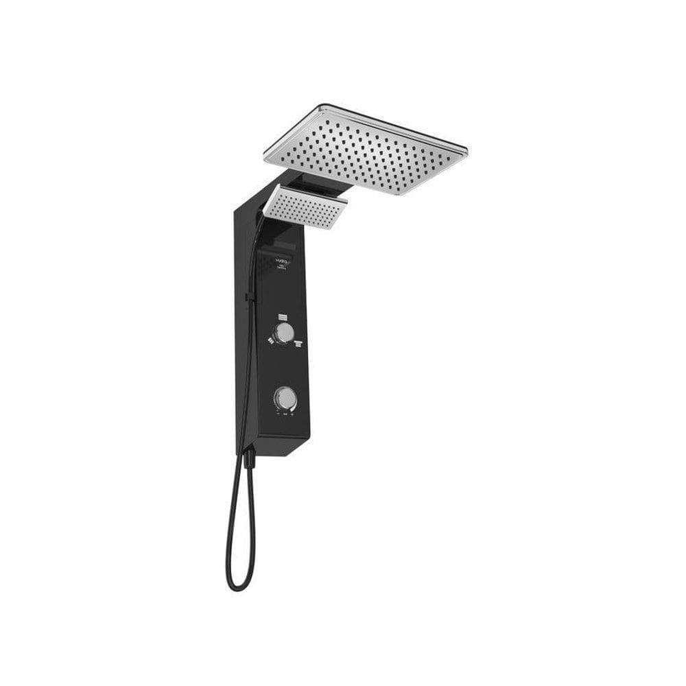 Chuveiro Ducha Falls Digital 5500W 127V Preto Cromado Hydra