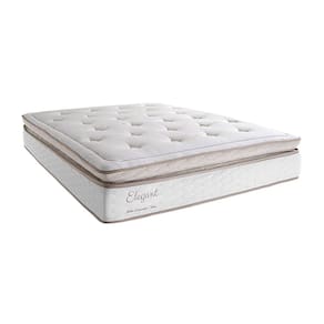 Colchão King Molas Ensacadas Elegant Herval Branco / Bege