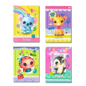 Caderno Brochura Universitario 80Fls Sweetness Jandaia