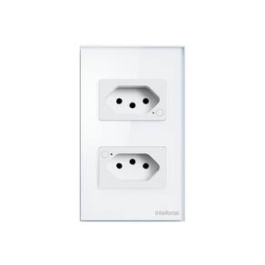 Tomada Dupla 10A Inteligente Wi-Fi Ets 1002 Branco 4850064