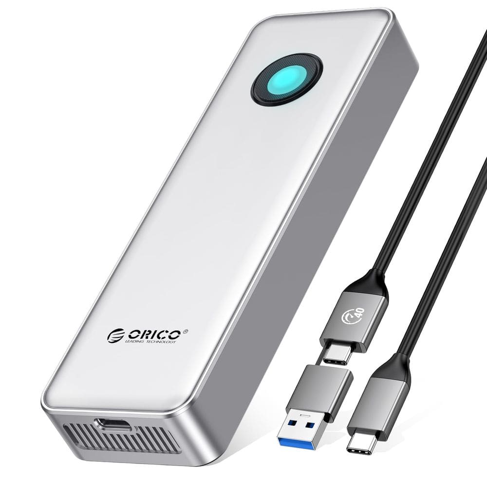 SSD portátil ORICO 2TB RGB 3700MB/s USB 4.0 com ventilador